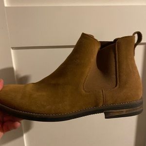 Brown Suede Chelsea Boots